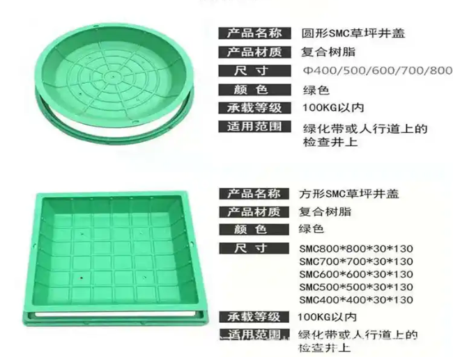 西昌镇树脂复合种植井盖展示
